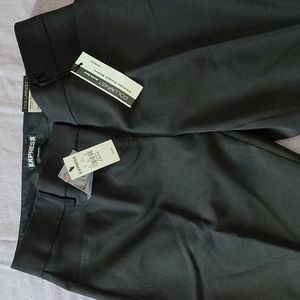 Express Barely boot columnist black pant